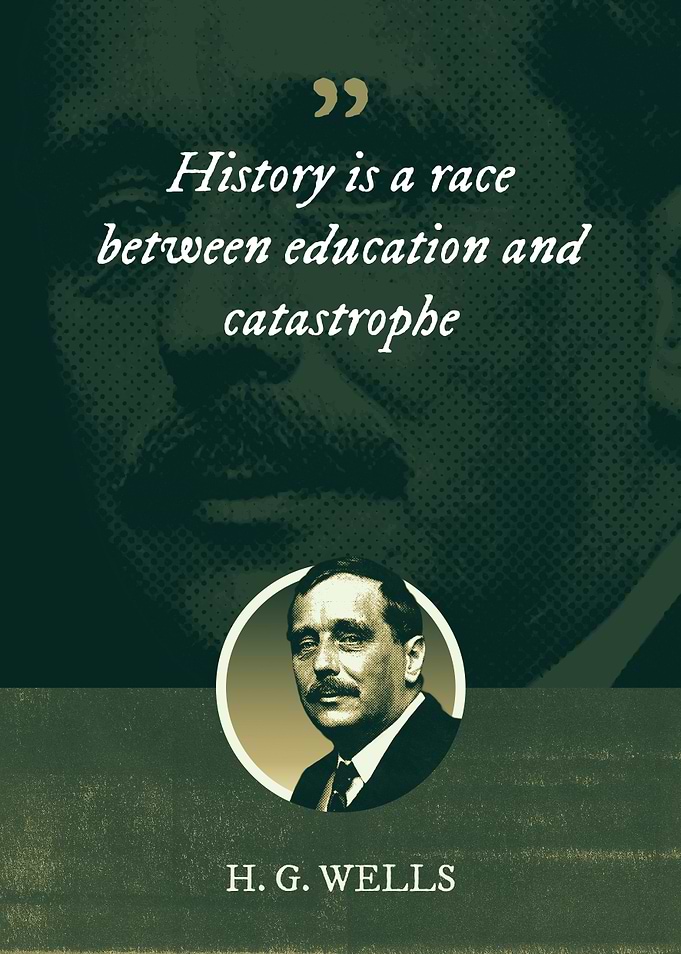 History is a race between