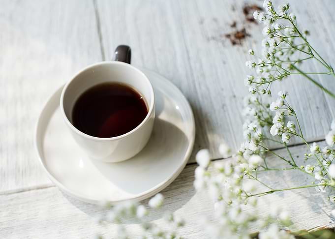 Coffee in summer