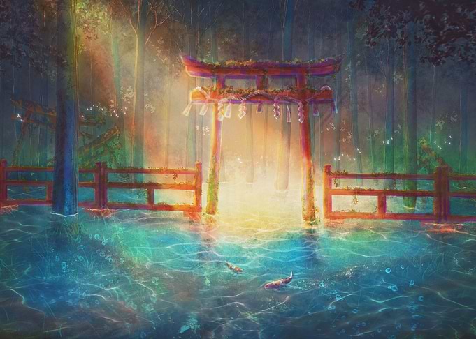 Pond In A Forest