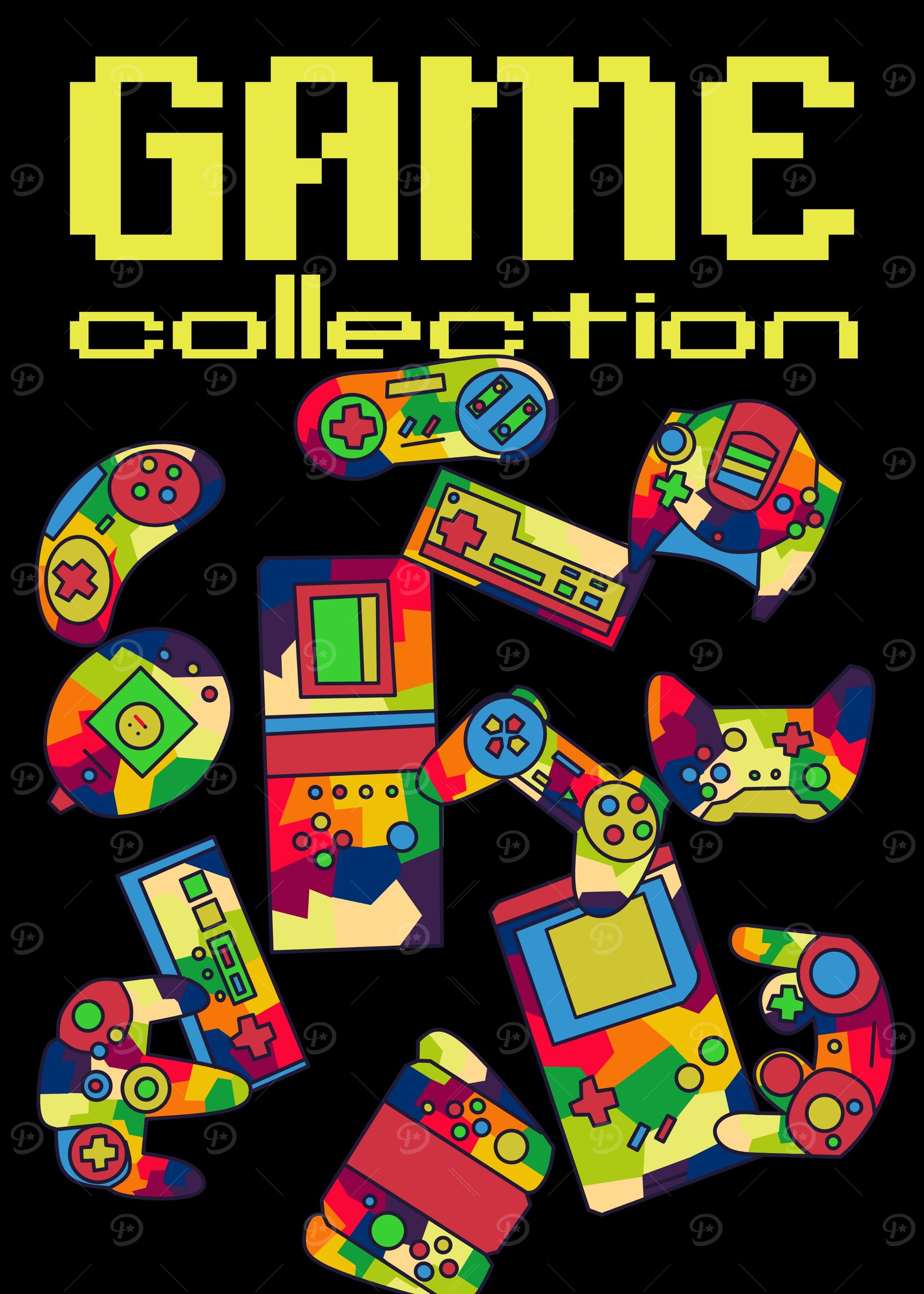 games collection popart