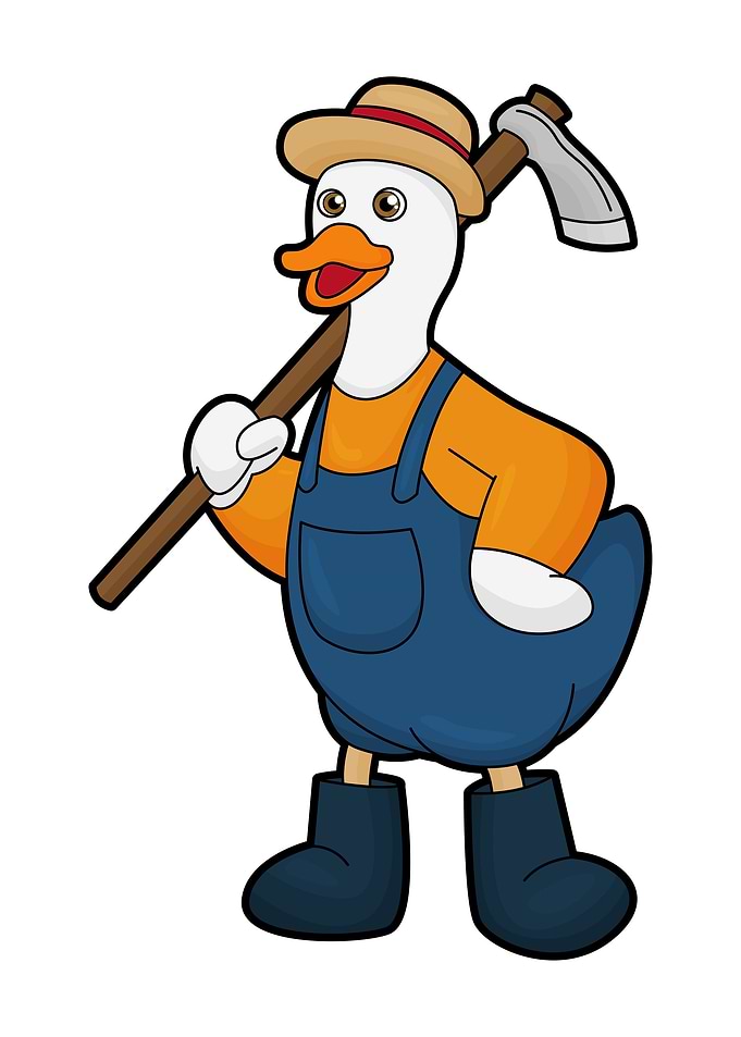 Duck Farmer Hoe