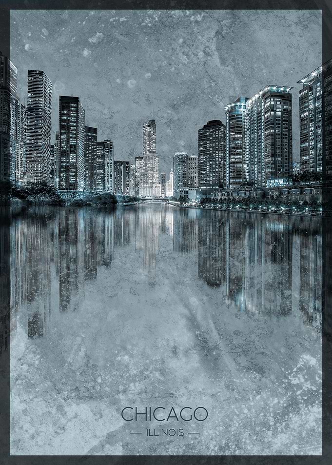 Chicago Skyline Portrait