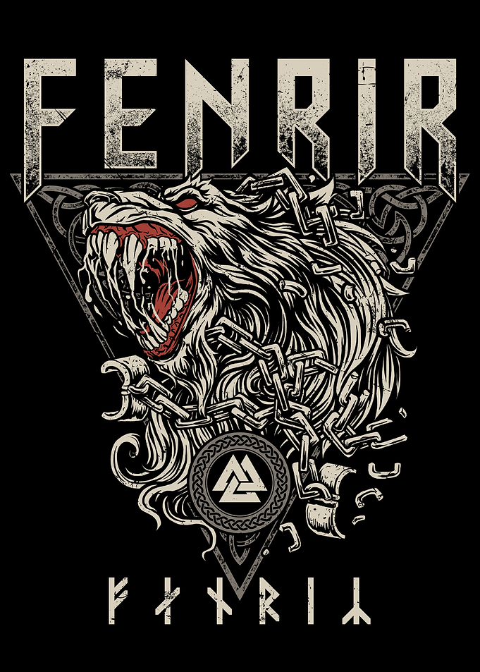 Fenrir Norse Viking Wolf