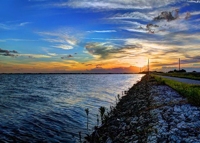 Sunset Over Cocoa