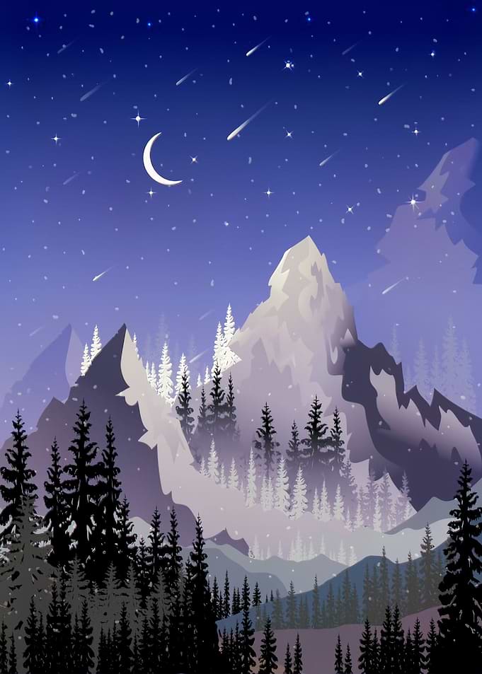 a mountain ice