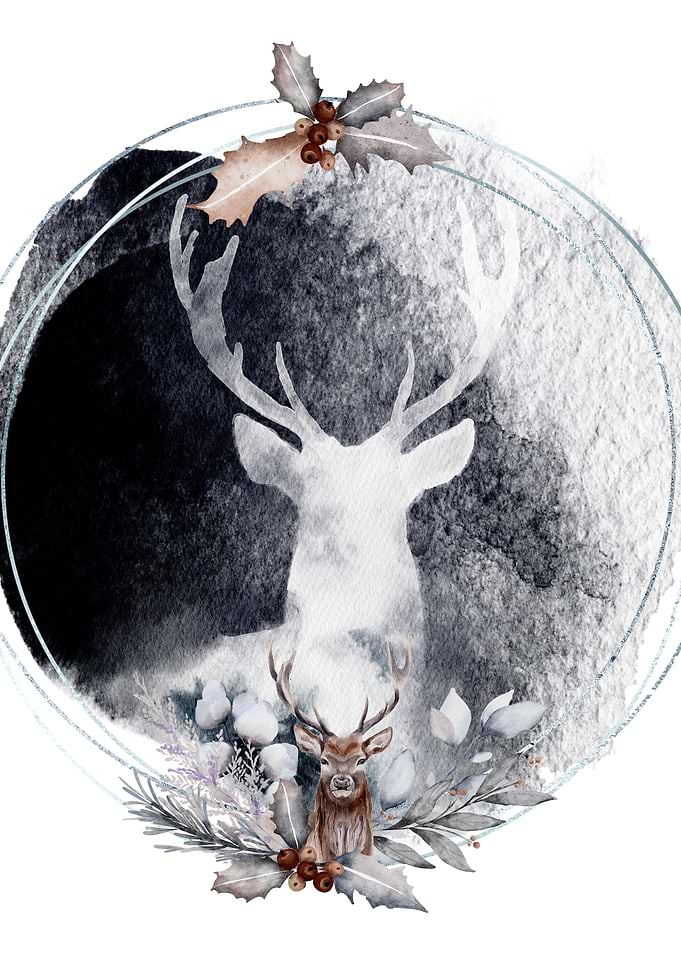 Stag silhouette