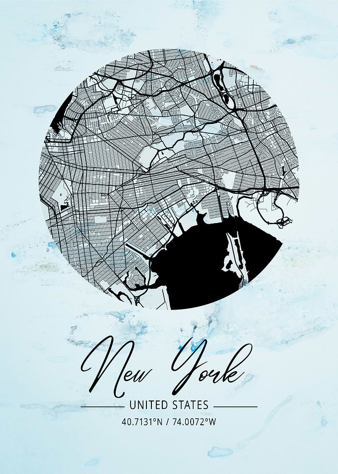 New York Alpha Watercolor