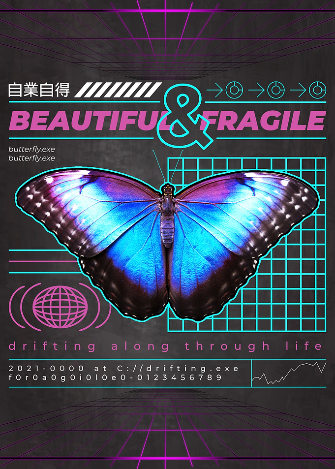 Futuristic Butterfly