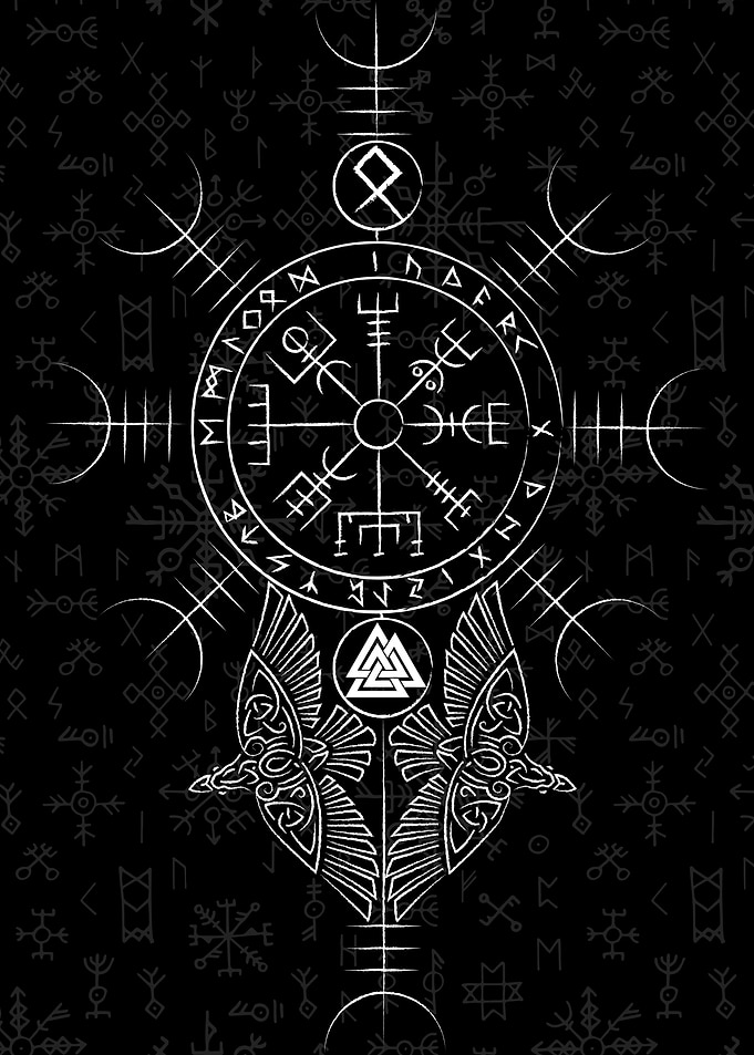 Norse Lucky Charm Vegvisir