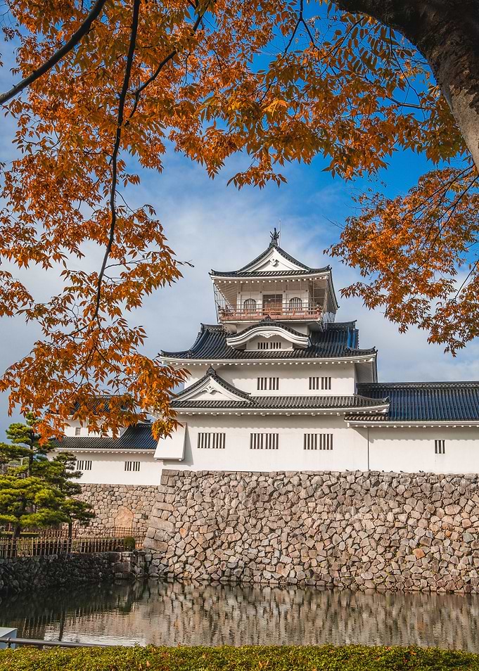 Toyama Castle Fall Japan