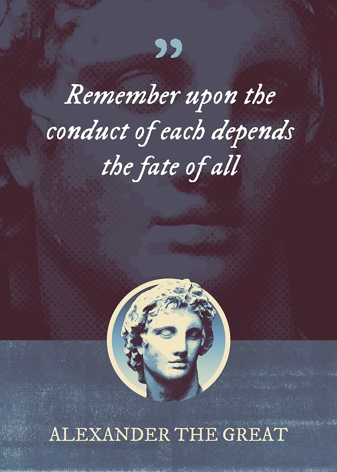 Remember upon the conduct