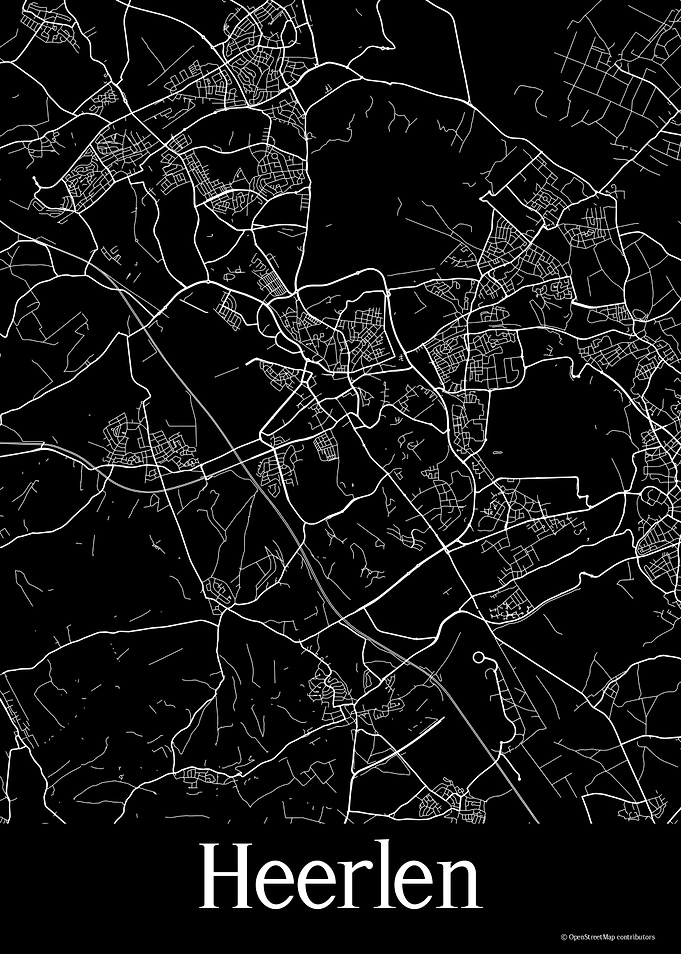 Heerlen Black Map