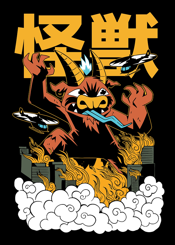 Goat baphozilla kaiju wave