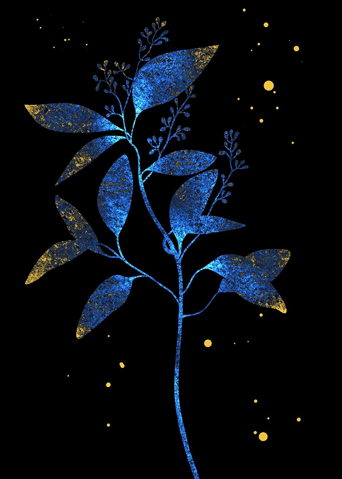 Burning blue