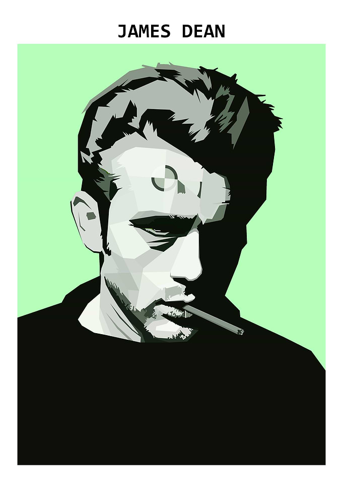 James Dean Wpap Art
