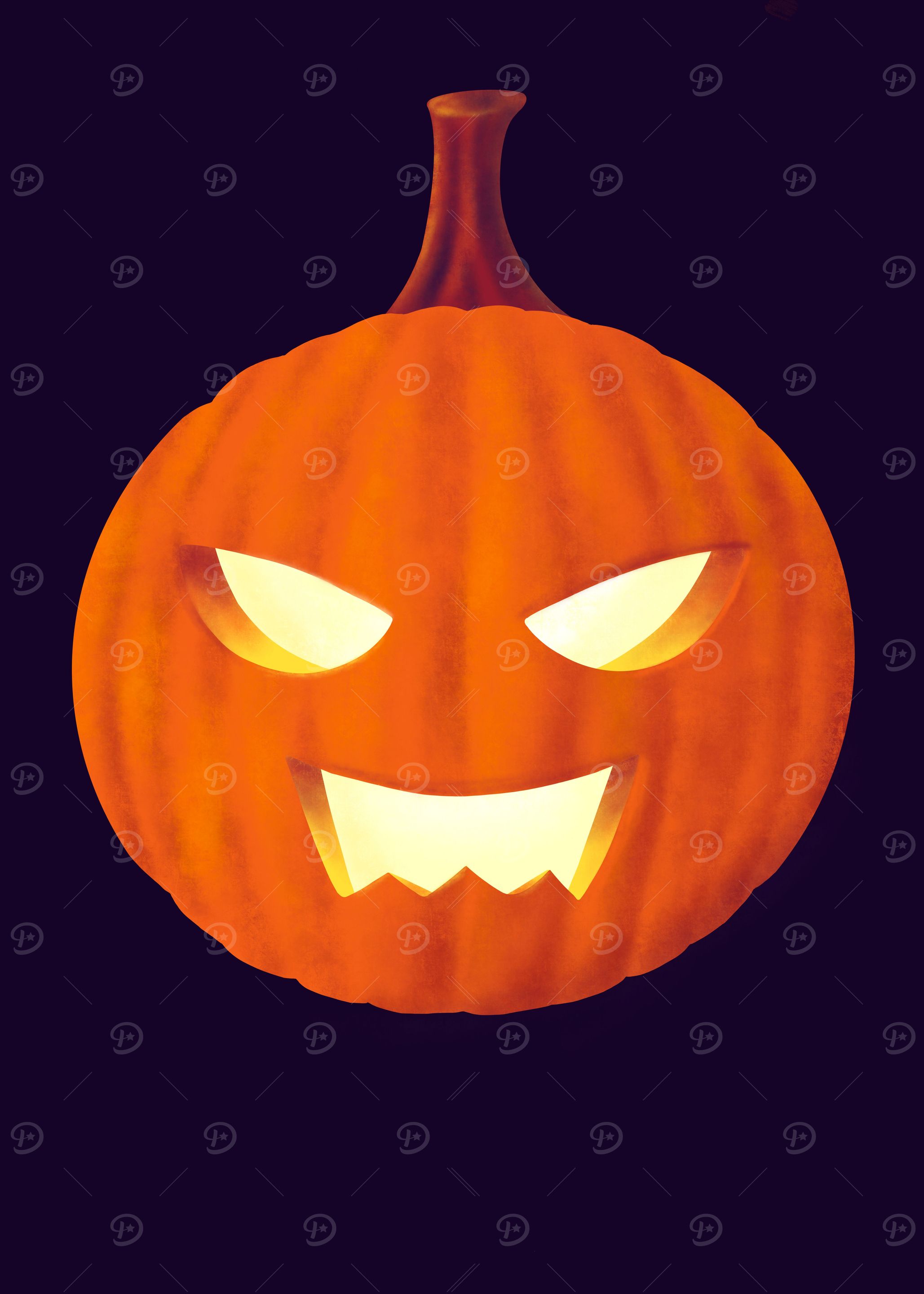 Halloween magic pumpkin