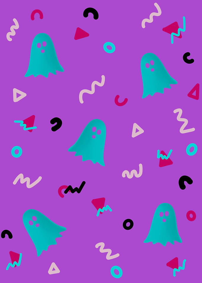 Ghosts on halloween