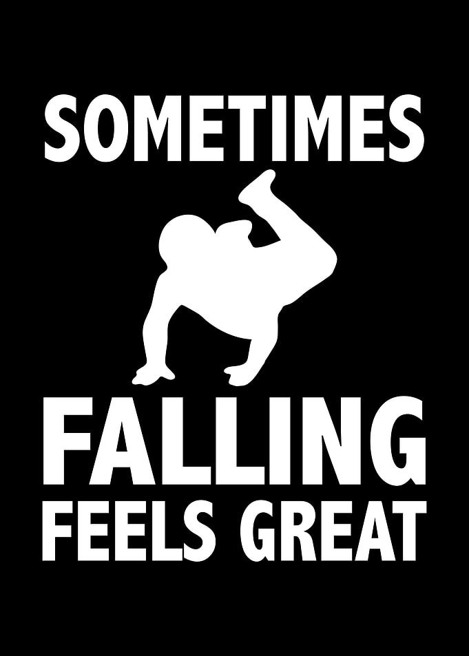 Sometimes falling feels