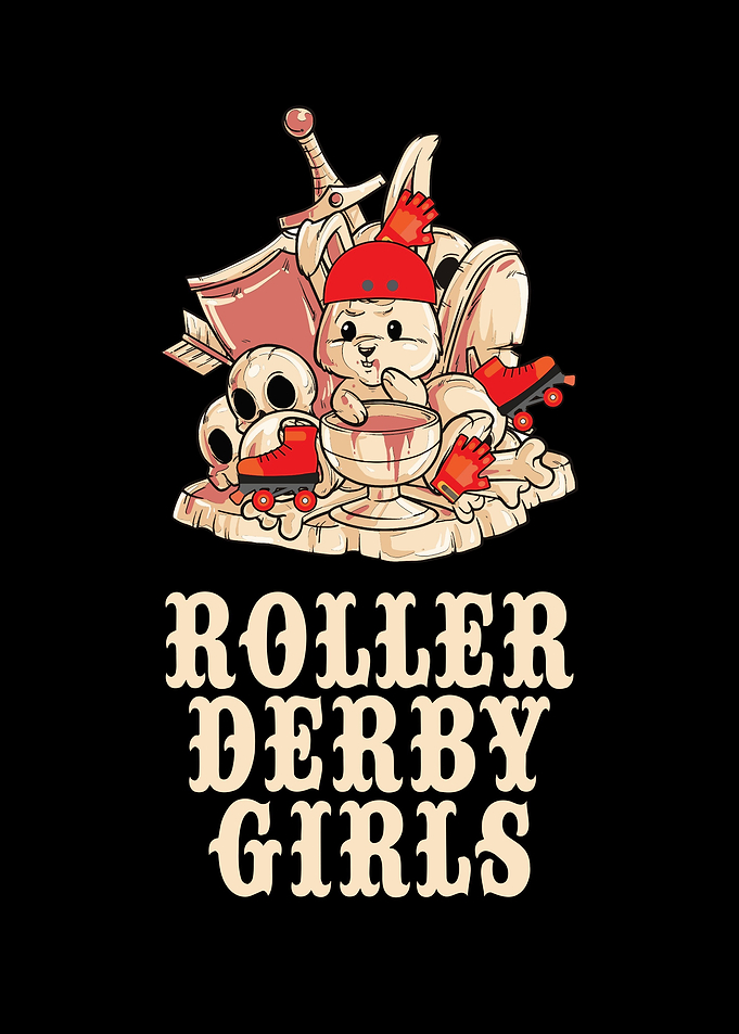 Roller Derby Girls Bunny