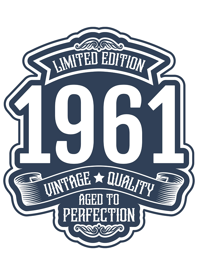 Vintage 1961 Birthday