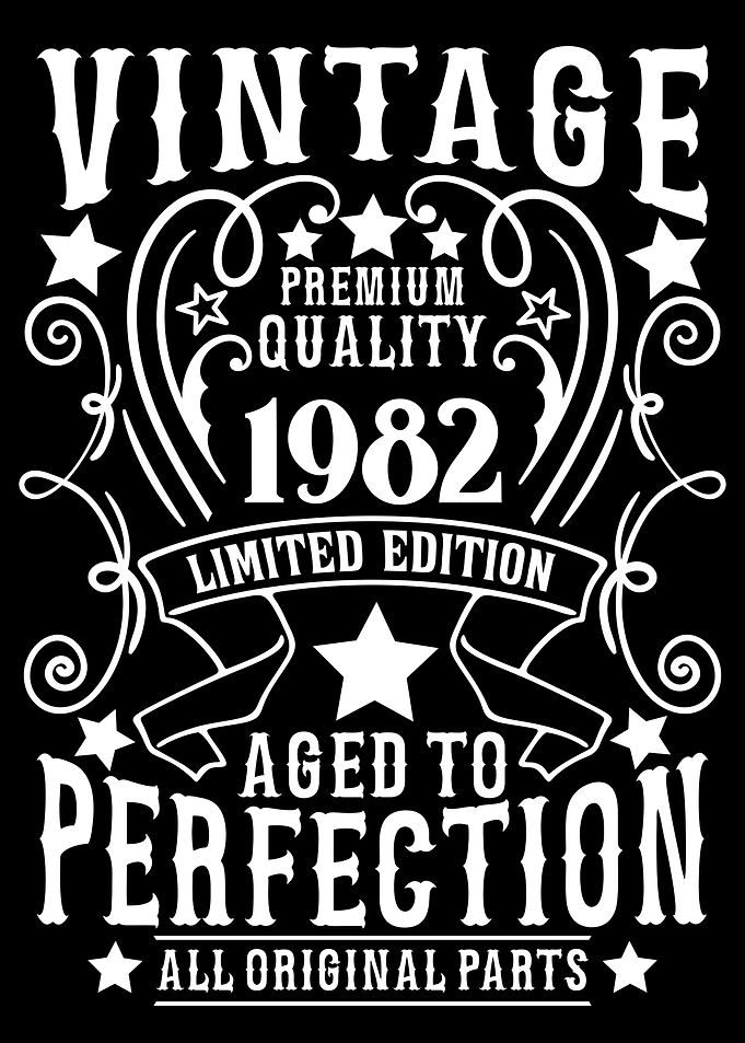 Vintage 1982 birthday