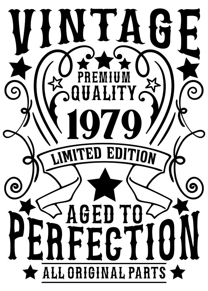Vintage 1979 birthday