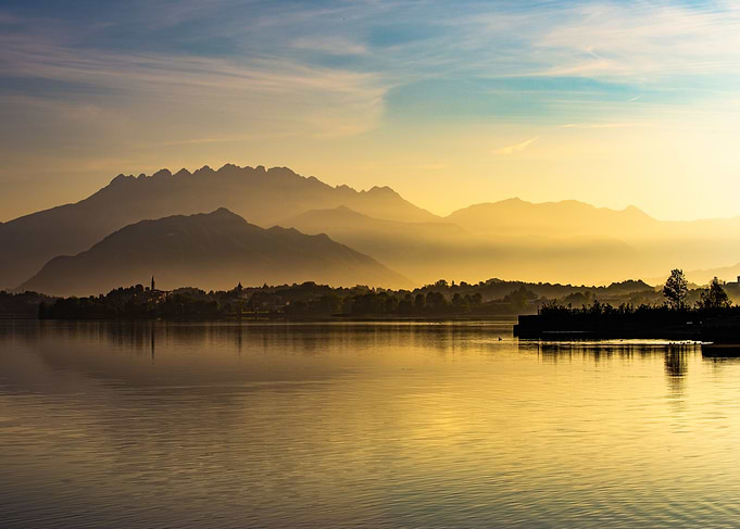 The first light of the mor