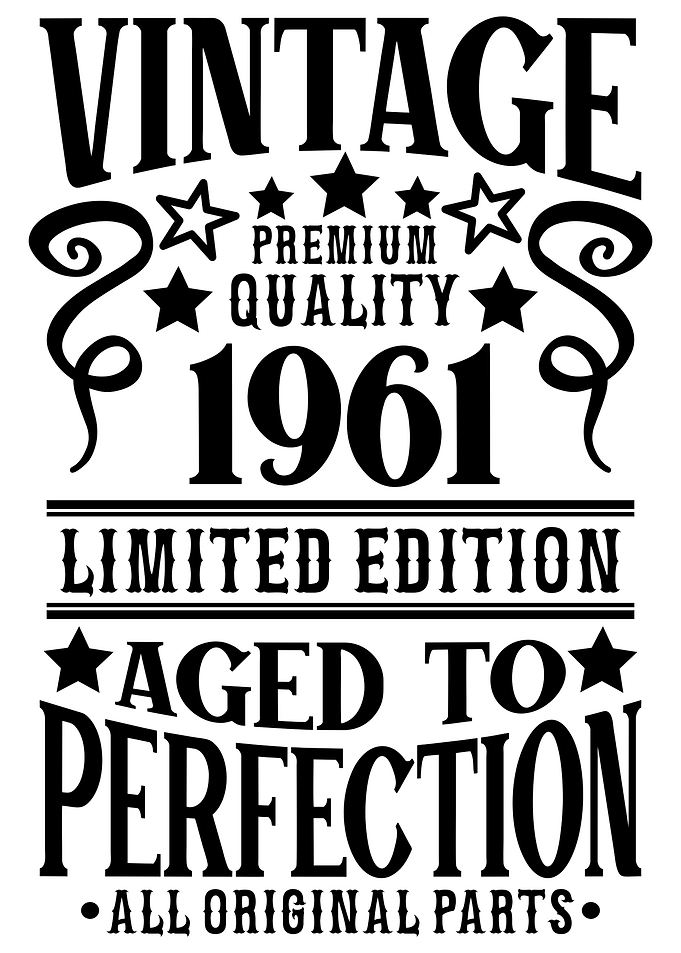 Vintage born in 1961