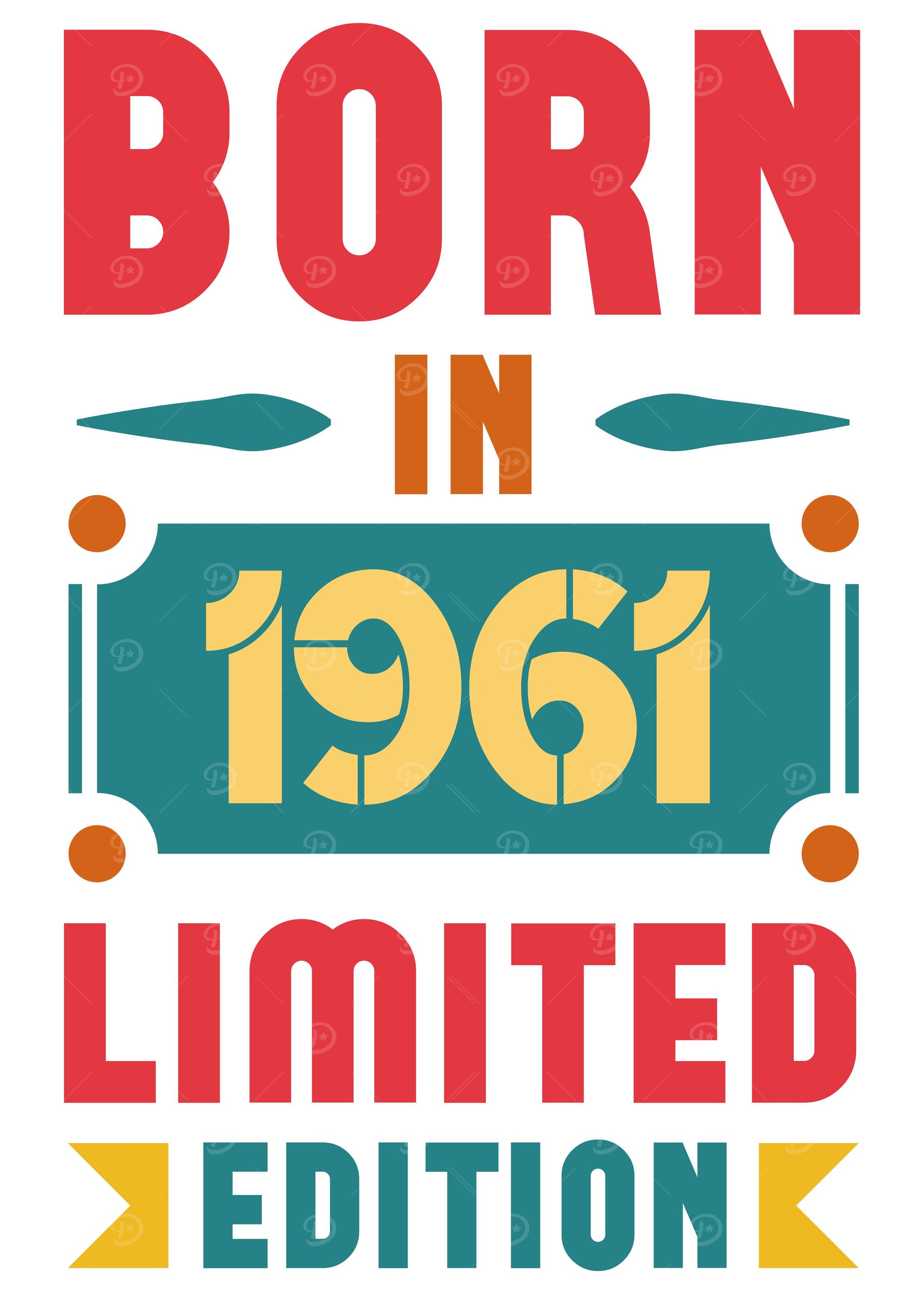 Birthday Born in 1961