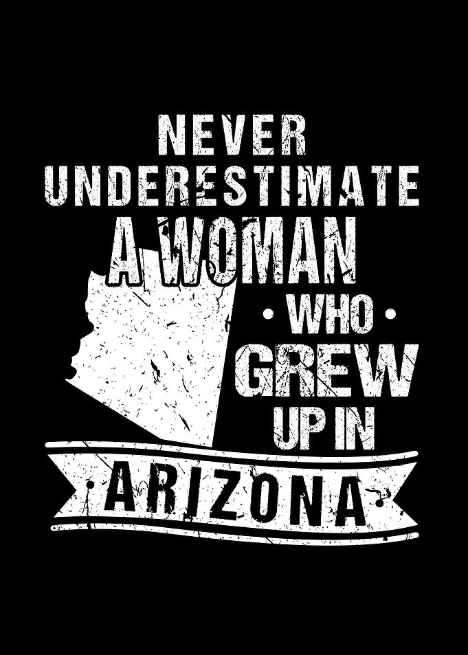 Vintage Arizona Map AZ