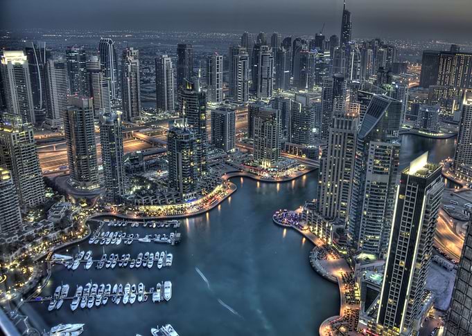 Dubai UAE Marina Travel