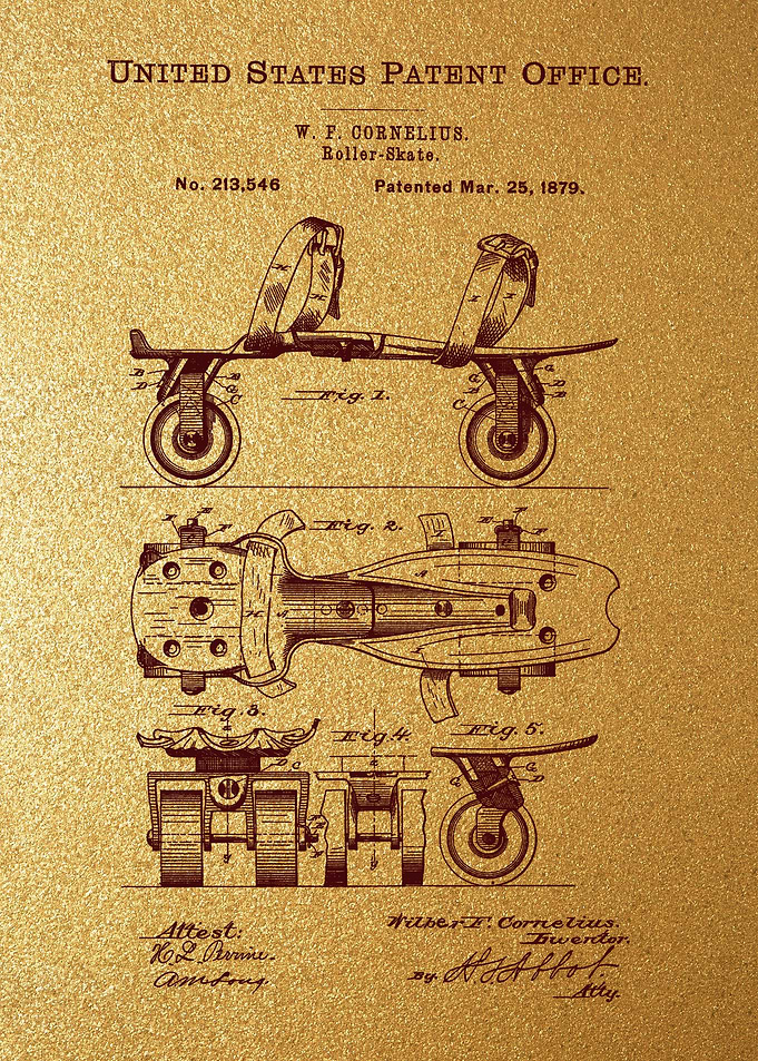 88 Roller Skate Patent
