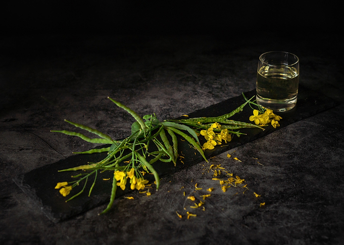 Rapeseed pod oil flower