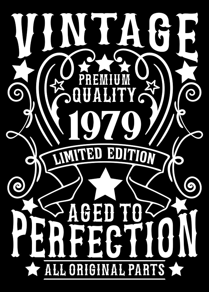 Vintage 1979 birthday