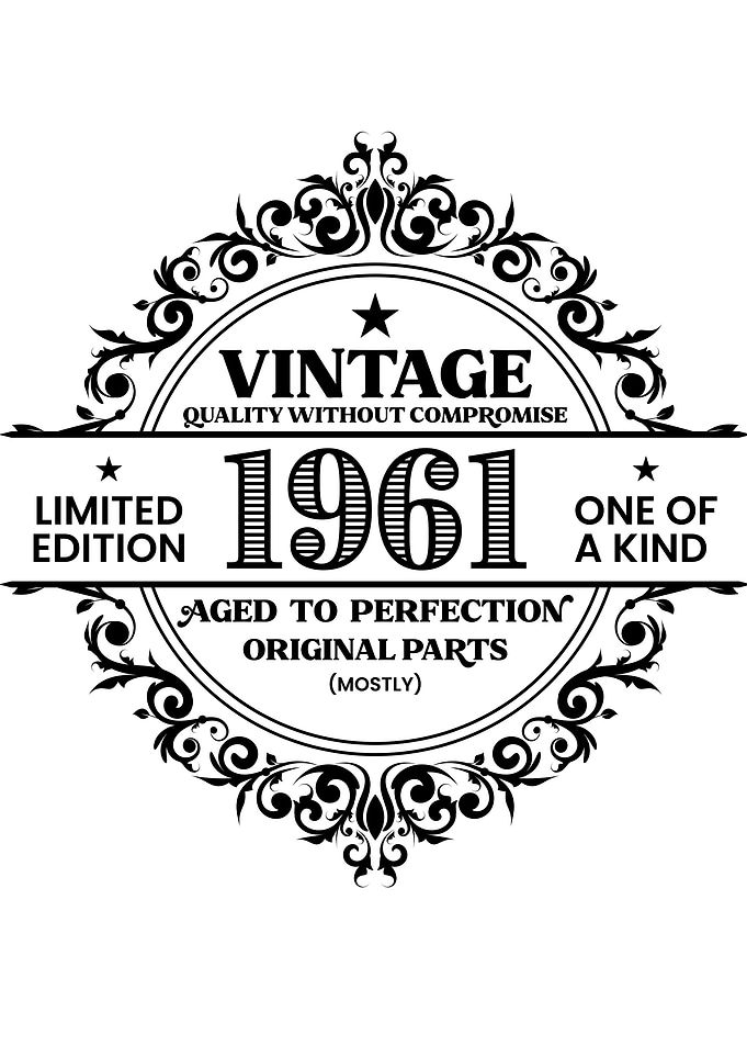 Vintage 1961 Birthday
