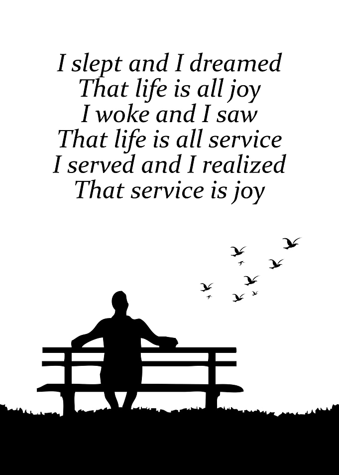 Service Is Joy