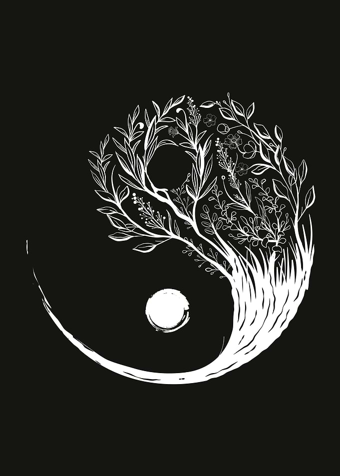 Cottagecore Ying Yang