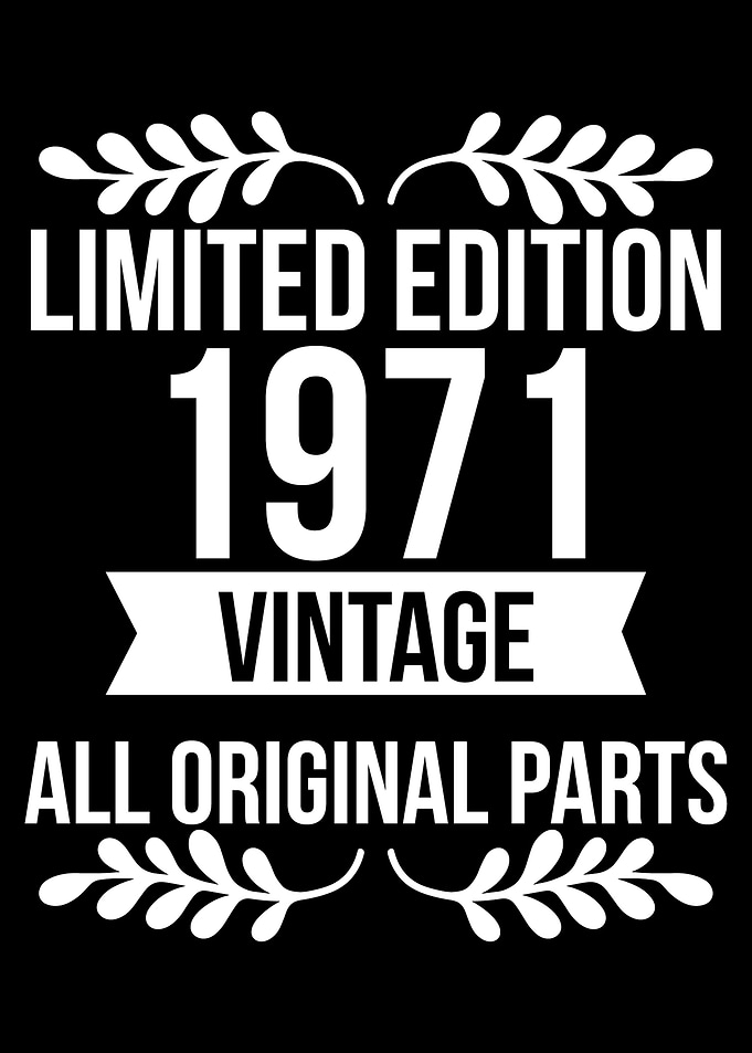 Vintage 1971 limited