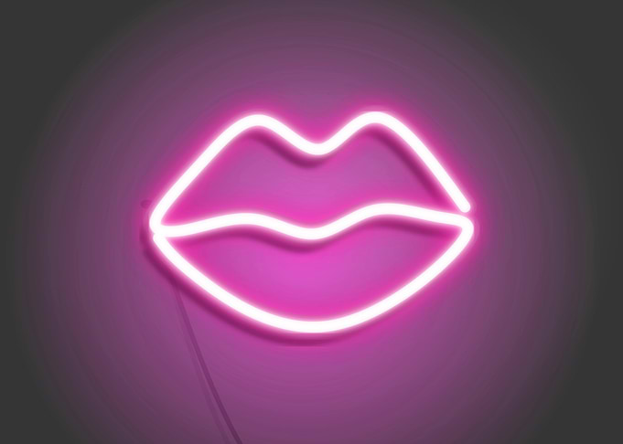 Pink Lips Neon