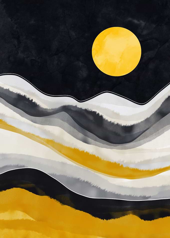 Minimal Black and Yellow