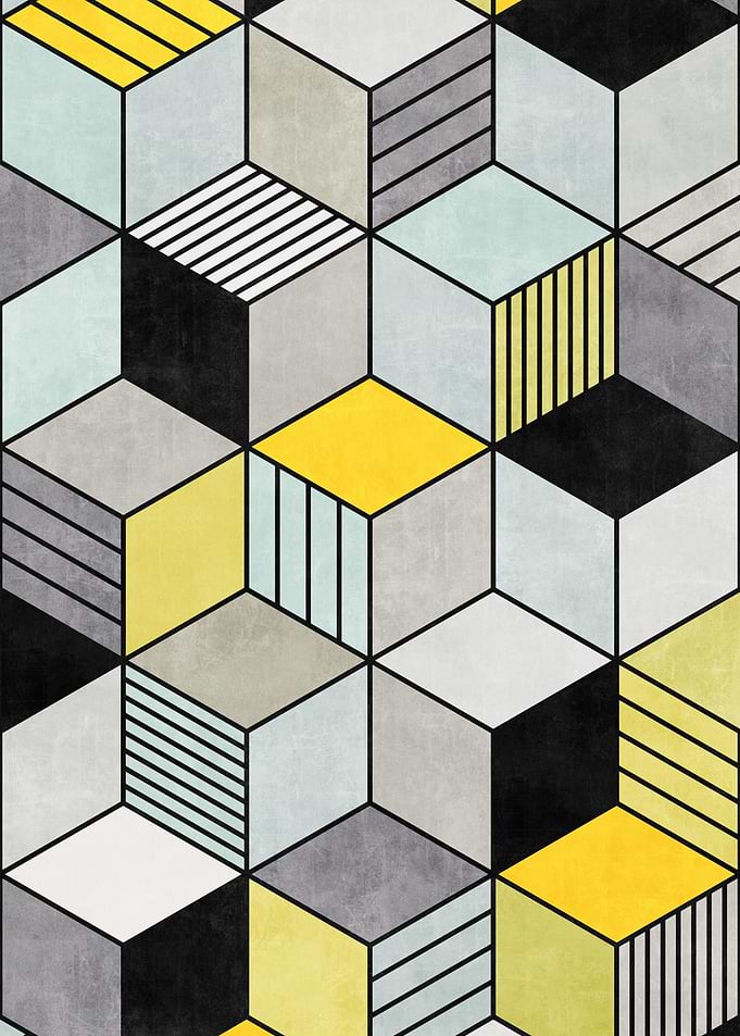 Colorful Concrete Cubes 2