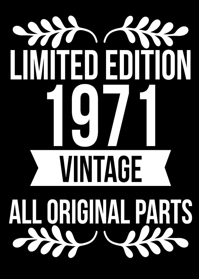 Vintage 1971 limited