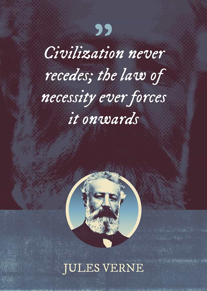 Civilization never recedes