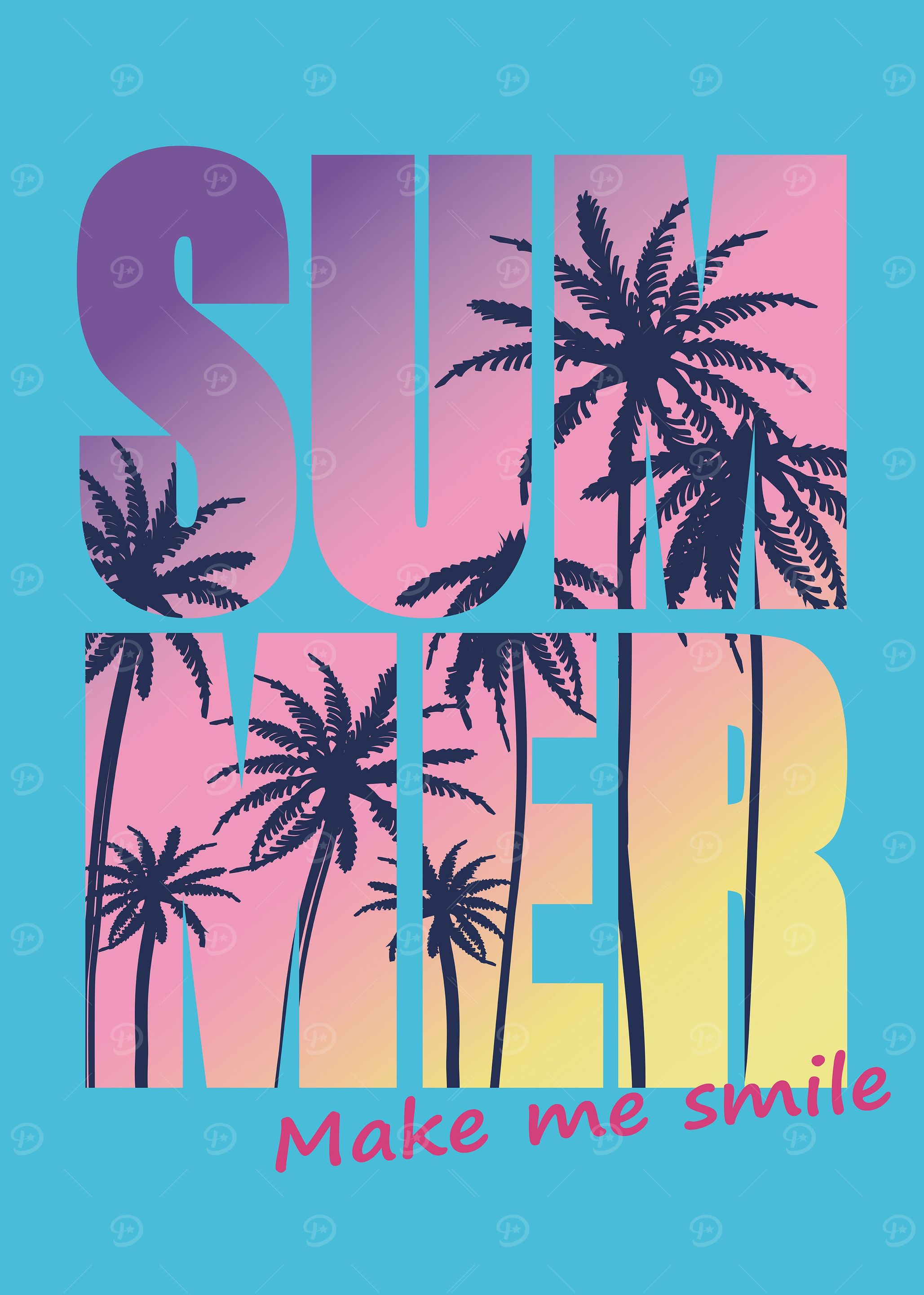Bright Summer Slogan