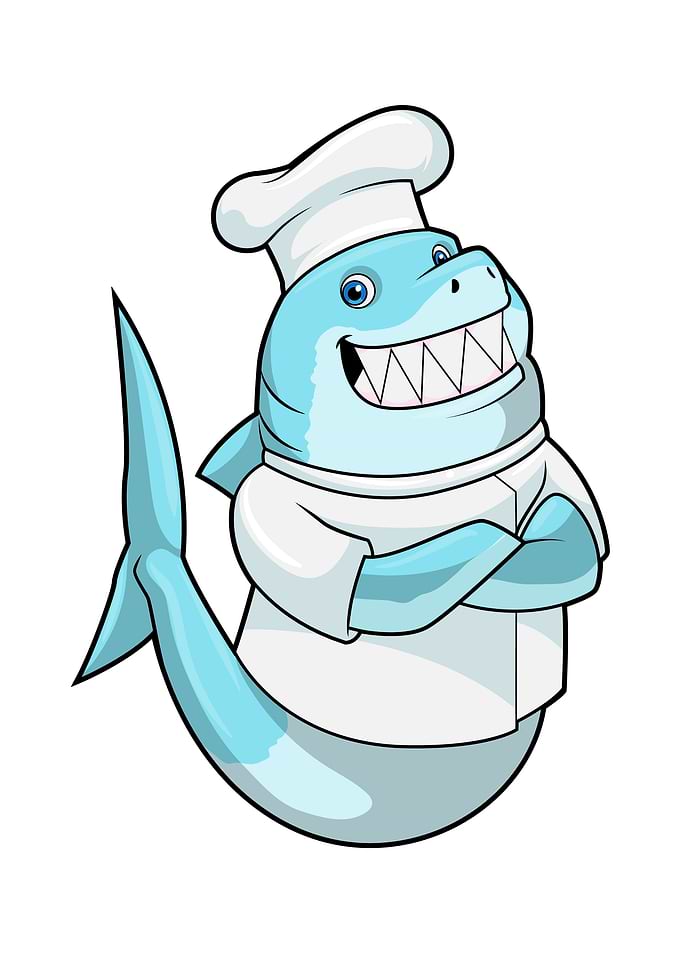 Shark Chef Cooking apron