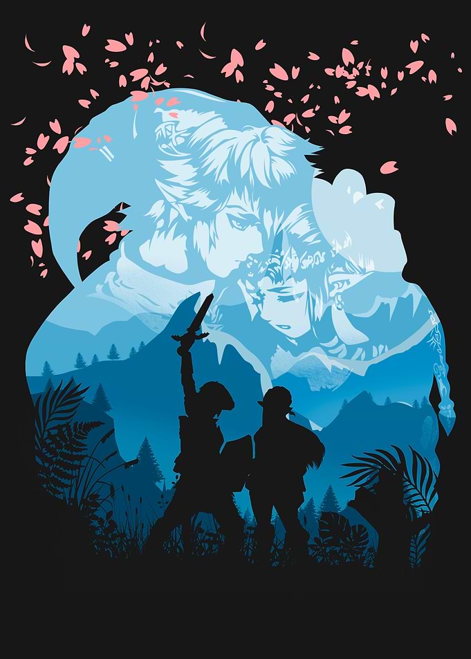 Link and Princess Zelda