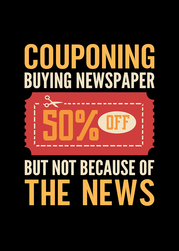 Buying newspaper but not