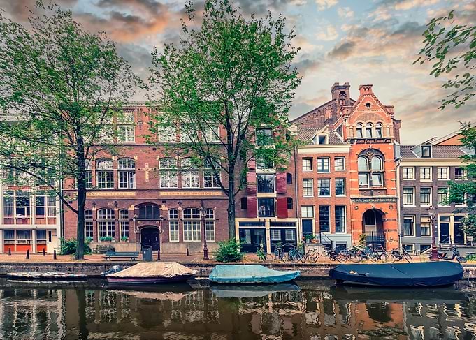 Amsterdam In The Evening