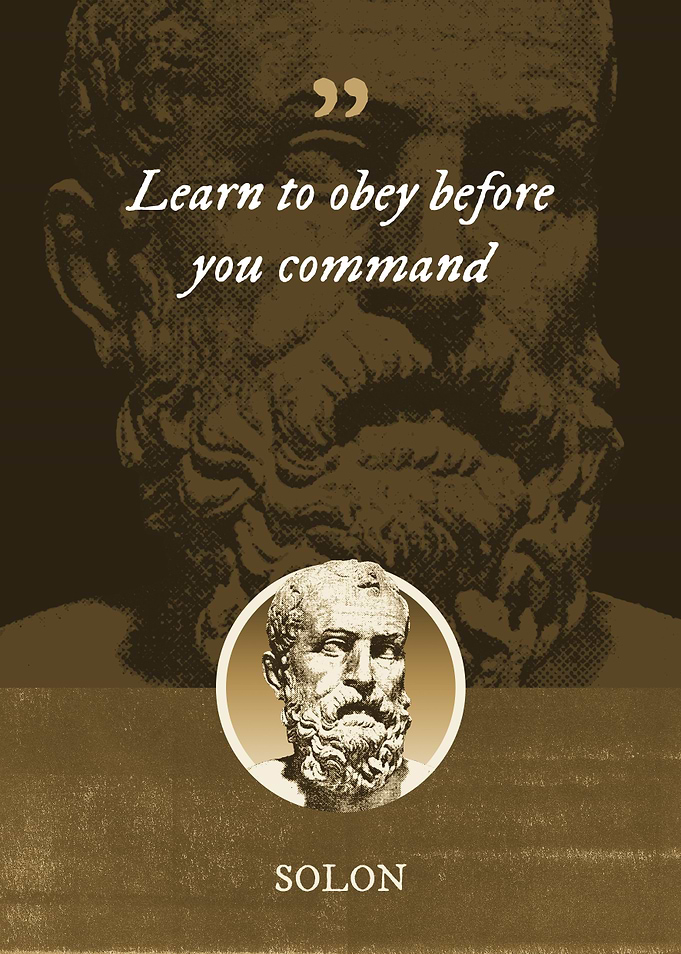 Learn to obey before you