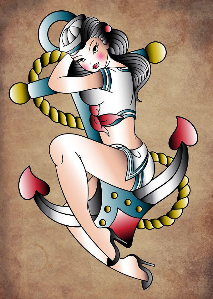 pinup retro old school